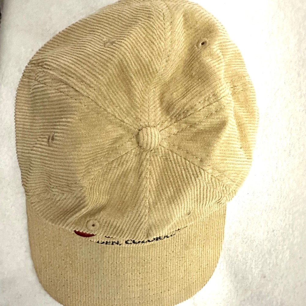 Coors Banquet Beer Hat Tan Corduroy Snapback Golden Colorado Vintage Style Cap - Picture 5 of 9